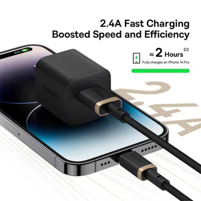 Baseus Dura Series USB-auf-8-Pin-2,4-A-Schnellladekabel – Bild 7