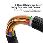 Baseus Dura Series USB-auf-8-Pin-2,4-A-Schnellladekabel – Bild 3