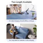 Baseus Silky Series 1m 2,4A USB auf 8 Pin Schnellladekabel – Bild 10