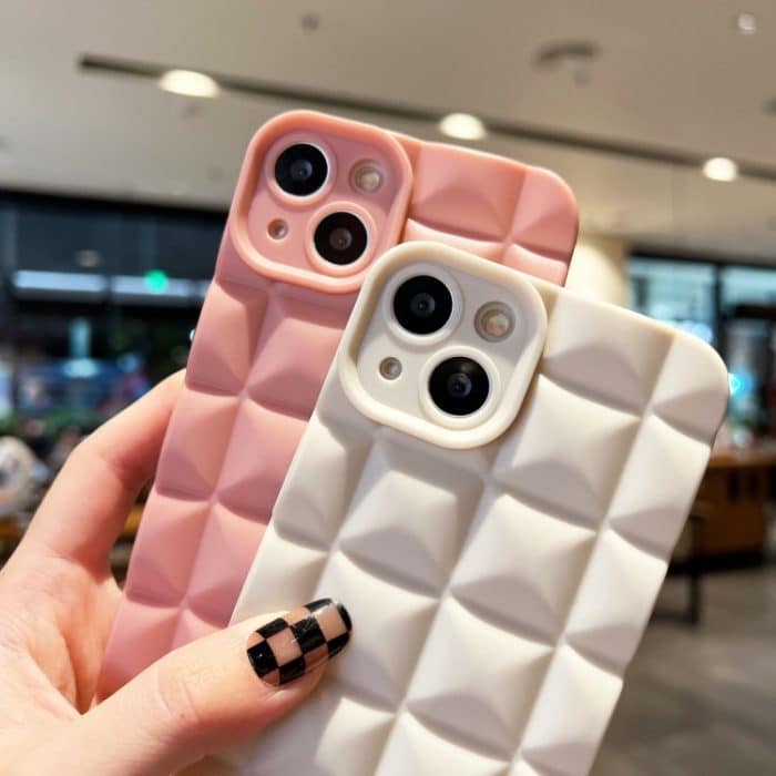 3D Gitter TPU Handyhülle, For iPhone 14 Pro, For iPhone 14 Pro Max – Bild 3