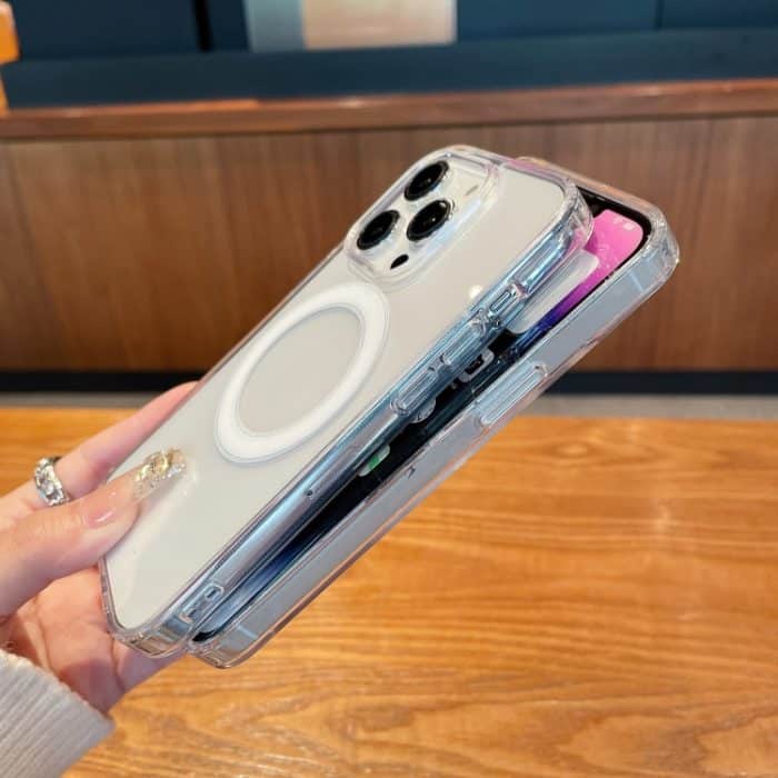 Transparente TPU-MagSafe-Telefonhülle aus Acryl, For iPhone 11 Pro – Bild 6