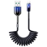 JOYROOM S-A43 3A USB auf 8 Pin Spiral-Schnellladedatenkabel