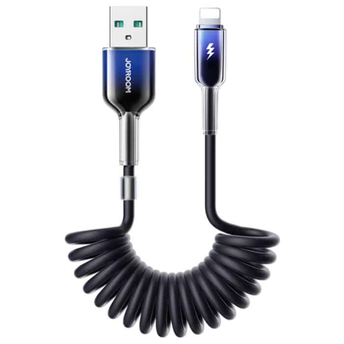 EDA007136601A.jpg JOYROOM S-A43 3A USB auf 8 Pin Spiral-Schnellladedatenkabel – Bild 1