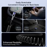 JOYROOM S-A43 3A USB auf 8 Pin Spiral-Schnellladedatenkabel – Bild 5