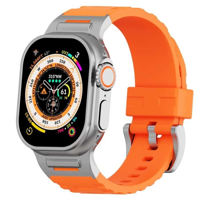 Trailblazer Silikon-Uhrenarmband, For Apple Watch 46mm / 49mm / 45mm / 44mm, For Apple Watch 42mm / 41mm / 40mm / 38mm – Bild 1