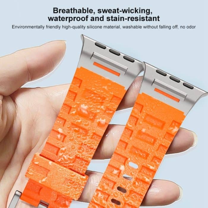 Trailblazer Silikon-Uhrenarmband, For Apple Watch 46mm / 49mm / 45mm / 44mm, For Apple Watch 42mm / 41mm / 40mm / 38mm – Bild 6