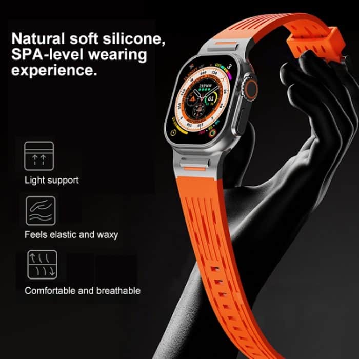 Trailblazer Silikon-Uhrenarmband mit ovalen Löchern, For Apple Watch 46mm / 49mm / 45mm / 44mm, For Apple Watch 42mm / 41mm / 40mm / 38mm – Bild 6