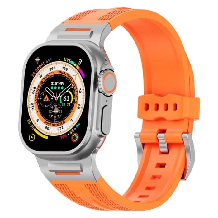 Trailblazer Uhrenarmband aus Silikon mit gewebter Textur, For Apple Watch 46mm / 49mm / 45mm / 44mm, For Apple Watch 42mm / 41mm / 40mm / 38mm – Bild 1