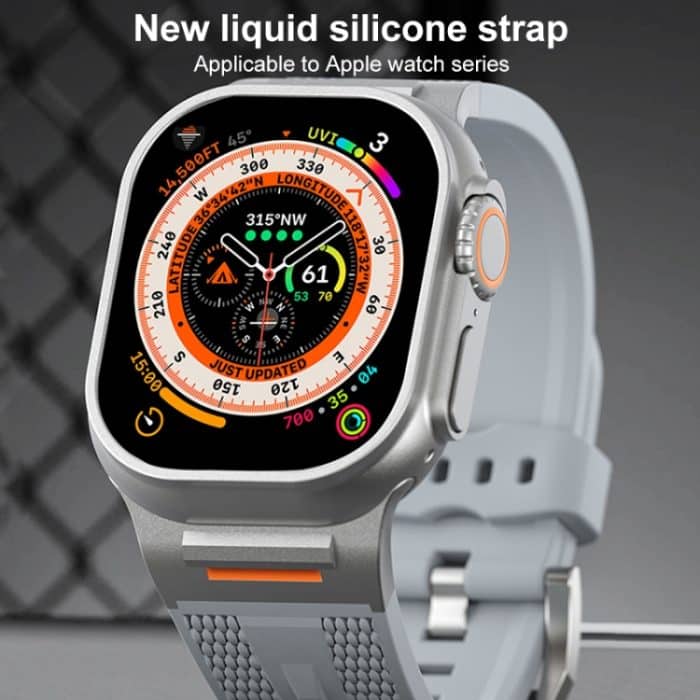 Trailblazer Uhrenarmband aus Silikon mit gewebter Textur, For Apple Watch 46mm / 49mm / 45mm / 44mm, For Apple Watch 42mm / 41mm / 40mm / 38mm – Bild 3