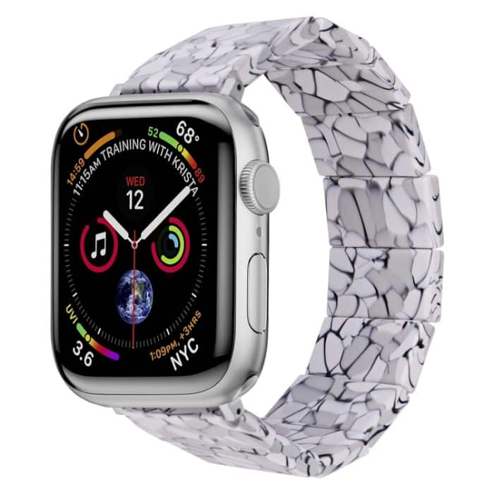 Uhrenarmband aus elastischem Seil, quadratisch, aus Kunstharz, For Apple Watch 46mm / 49mm / 45mm / 44mm, For Apple Watch 42mm / 41mm / 40mm / 38mm – Bild 1