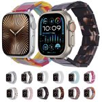 Uhrenarmband aus elastischem Seil, quadratisch, aus Kunstharz, For Apple Watch 46mm / 49mm / 45mm / 44mm, For Apple Watch 42mm / 41mm / 40mm / 38mm – Bild 2