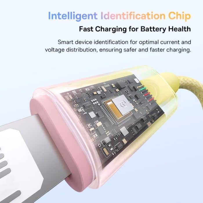 Baseus Discolor Series 2.4A USB-auf-8-Pin-Schnellladekabel – Bild 3