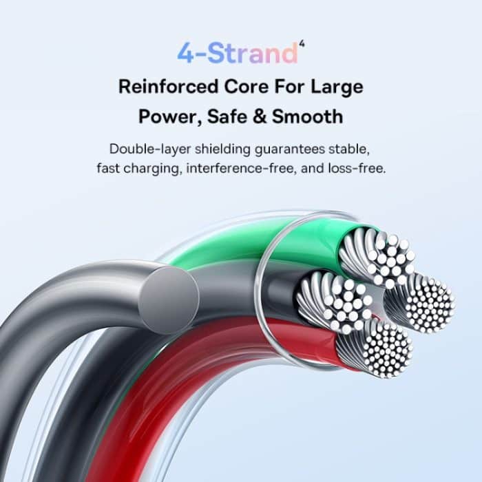 Baseus Discolor Series 2.4A USB-auf-8-Pin-Schnellladekabel – Bild 4