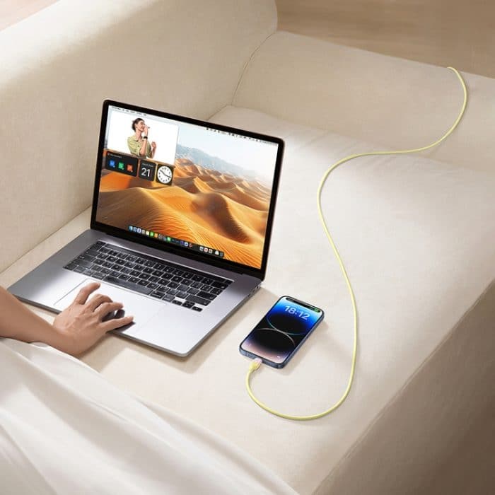 Baseus Discolor Series 2.4A USB-auf-8-Pin-Schnellladekabel – Bild 6