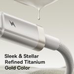 Baseus Titanium Alloy Series 2.4A USB-auf-8-Pin-Schnellladekabel – Bild 3