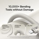 Baseus Titanium Alloy Series 2.4A USB-auf-8-Pin-Schnellladekabel – Bild 6