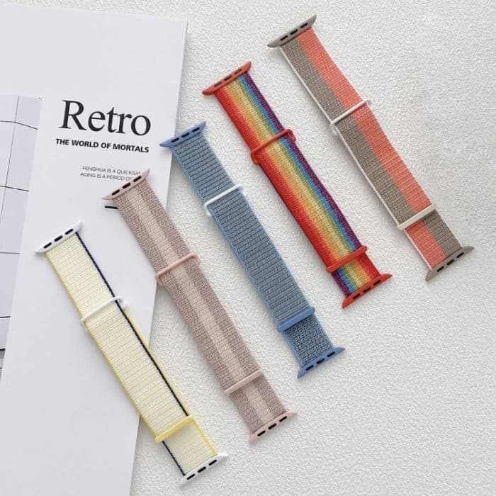 Uhrenarmband aus Nylon mit doppeltem Klettverschluss – Bild 5