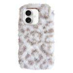 Plüsch-TPU-Telefonhülle mit Leopardenmuster, For iPhone 15 Plus, For iPhone 15, For iPhone 14 Plus, For iPhone 14, For iPhone 14 Pro, For iPhone 14 Pro Max