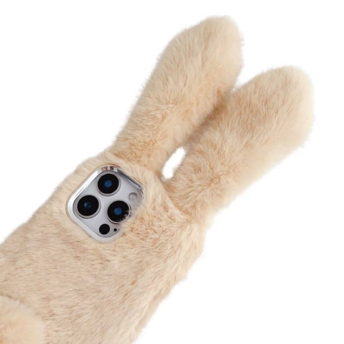 TPU-Telefonhülle mit einfarbigem Plüschkaninchen, For iPhone 15 Plus, For iPhone 15, For iPhone 14 Plus, For iPhone 14, For iPhone 14 Pro, For iPhone 14 Pro Max – Bild 6