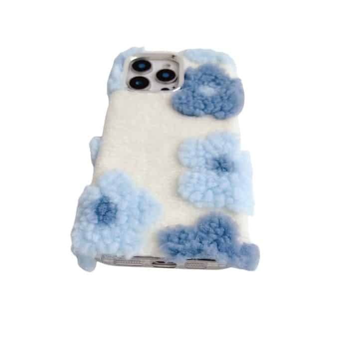 Jacquard-Plüsch-TPU-Telefonhülle, For iPhone 14 Plus, For iPhone 14, For iPhone 14 Pro, For iPhone 14 Pro Max – Bild 4