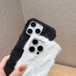 Plüsch-TPU-Telefonhülle mit W-Textur, For iPhone 13 Pro, For iPhone 13, For iPhone 13 Pro Max – Bild 3