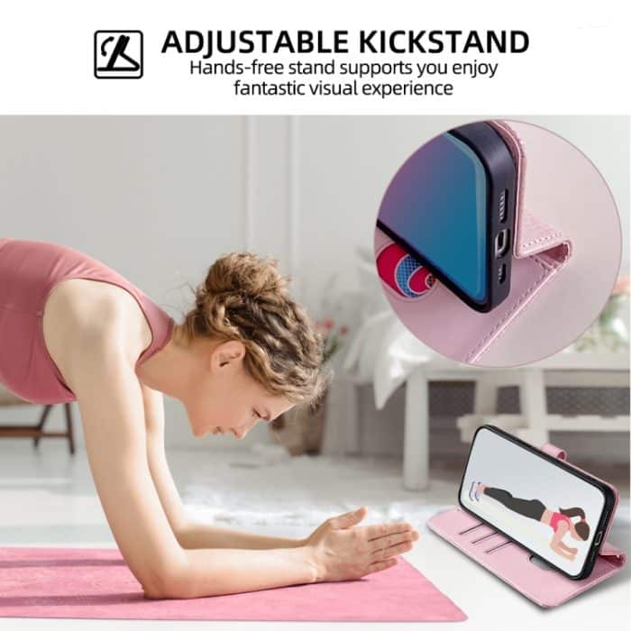 POLA Crossbody-Kette I-förmige Schnalle Pailletten Leder-Telefonhülle – Bild 6