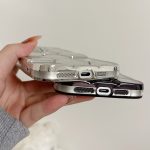 Galvanische Lasergravur 3D Waben Transparente TPU Handyhülle, For iPhone 11 Pro Max, For iPhone 11, For iPhone 11 Pro – Bild 5