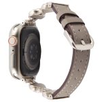 Schmales Uhrenarmband aus Mikrofaser-Leder mit Diamanten, For Apple Watch 46mm / 49mm / 45mm / 44mm, For Apple Watch 42mm / 41mm / 40mm / 38mm – Bild 5