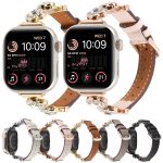 Schmales Uhrenarmband aus Mikrofaser-Leder mit Diamanten, For Apple Watch 46mm / 49mm / 45mm / 44mm, For Apple Watch 42mm / 41mm / 40mm / 38mm – Bild 2