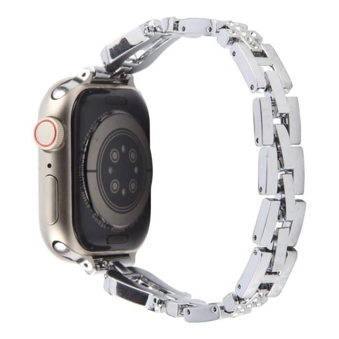 Schlankes U-förmiges Uhrenarmband aus Diamantlegierung mit Schnellverschluss, For Apple Watch 46mm / 49mm / 45mm / 44mm, For Apple Watch 42mm / 41mm / 40mm / 38mm – Bild 5