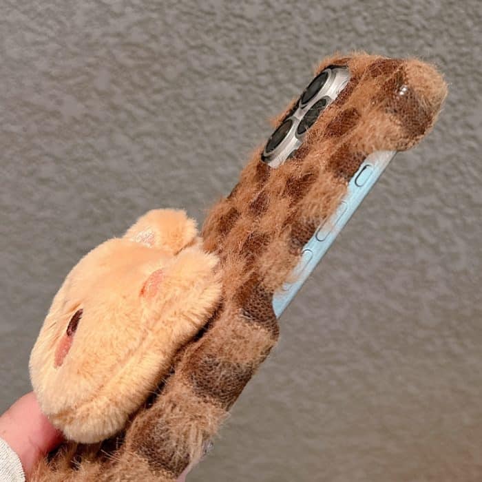 Puppe Plüsch PU Hybrid PC Telefon Fall, For iPhone 15 Pro Max, For iPhone 15 Pro, For iPhone 15 Plus, For iPhone 15 – Bild 4