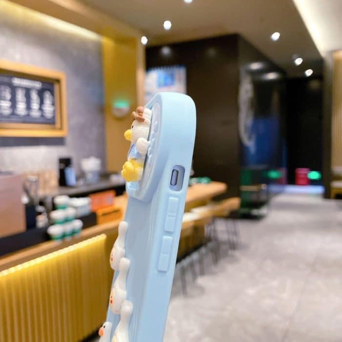 Kreative Handyhülle mit Schiebefenster und vollständiger Abdeckung im 3D-Enten-Design, For iPhone X / XS, For iPhone XR, For iPhone XS Max – Bild 4