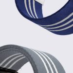 Uhrenarmband aus geflochtenem Nylon mit Fallschirmschnalle und 3-Streifen, For Apple Watch 46mm / 49mm / 45mm / 44mm, For Apple Watch 42mm / 41mm / 40mm / 38mm – Bild 3