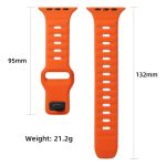 Zweifarbiges Silikon-Uhrenarmband mit horizontalen Streifen, For Apple Watch 46mm / 49mm / 45mm / 44mm, For Apple Watch 42mm / 41mm / 40mm / 38mm – Bild 3