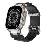 Cooles Silikon-Uhrenarmband mit zweireihigen Löchern, For Apple Watch 46mm / 49mm / 45mm / 44mm, For Apple Watch 42mm / 41mm / 40mm / 38mm