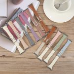 Schmale Magnetschnalle, Echtleder-Uhrenarmband – Bild 3