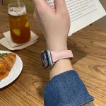 Schmale Magnetschnalle, Echtleder-Uhrenarmband – Bild 5