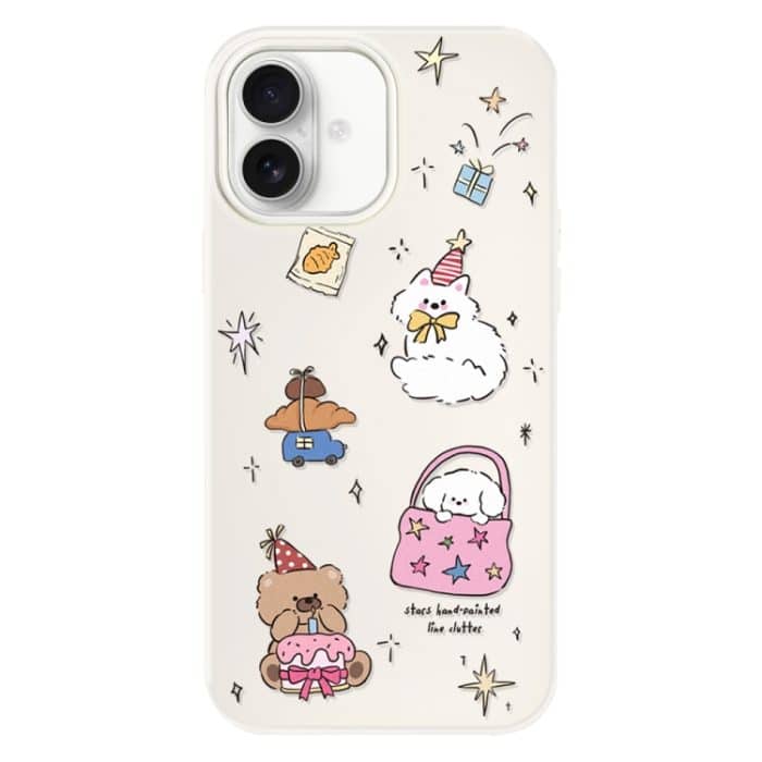 EDA007407903A.jpg Hautgefühl Jelly TPU Hybrid PC Handyhülle, For iPhone 16 Plus – Bild 1