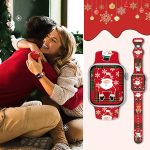 Uhrenarmband aus Silikon mit weihnachtlichem Muster und Schmetterlingsschnalle, For Apple Watch 46mm / 49mm / 45mm / 44mm, For Apple Watch 42mm / 41mm / 40mm / 38mm – Bild 6