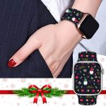 Uhrenarmband aus Silikon mit weihnachtlichem Muster und Schmetterlingsschnalle, For Apple Watch 46mm / 49mm / 45mm / 44mm, For Apple Watch 42mm / 41mm / 40mm / 38mm – Bild 8