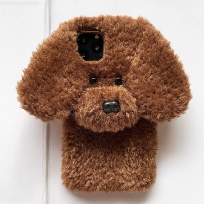 TPU-Telefonhülle mit Teddy-Hunde-Plüsch, For iPhone 12, For iPhone 12 Pro Max, For iPhone 12 Pro, For iPhone 12 mini – Bild 4