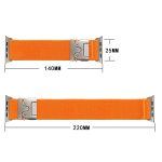 Elastisches Uhrenarmband aus Nylon mit Fallschirmschnalle, For Apple Watch 46mm / 49mm / 45mm / 44mm, For Apple Watch 42mm / 41mm / 40mm / 38mm – Bild 3