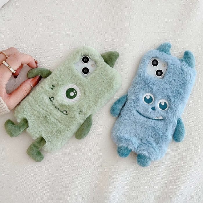 EDA0074143_B3-1.jpg Süße Monster Plüsch TPU Handyhülle – Bild 4