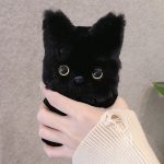 3D süße Katzenplüsch-Telefonhülle mit vollständiger Abdeckung, For iPhone 12, For iPhone 12 Pro Max, For iPhone 12 Pro, For iPhone 12 mini – Bild 5
