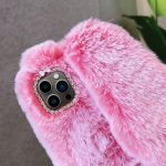 Niedliche 3D-Telefonhülle aus Plüsch mit Langohrkaninchen, For iPhone 12 Pro Max, For iPhone 12 Pro, For iPhone 12 mini – Bild 6