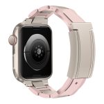 Uhrenarmband aus Edelstahl und Gummi mit T-förmiger Magnetschnalle, For Apple Watch 46mm / 49mm / 45mm / 44mm, For Apple Watch 42mm / 41mm / 40mm / 38mm