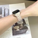 Uhrenarmband aus Edelstahl und Gummi mit T-förmiger Magnetschnalle, For Apple Watch 46mm / 49mm / 45mm / 44mm, For Apple Watch 42mm / 41mm / 40mm / 38mm – Bild 8