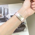 Uhrenarmband aus Edelstahl und Gummi mit T-förmiger Magnetschnalle – Bild 7