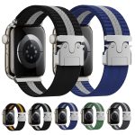 Uhrenarmband aus geflochtenem Nylon mit Fallschirmschnalle, For Apple Watch 46mm / 49mm / 45mm / 44mm, For Apple Watch 42mm / 41mm / 40mm / 38mm – Bild 2