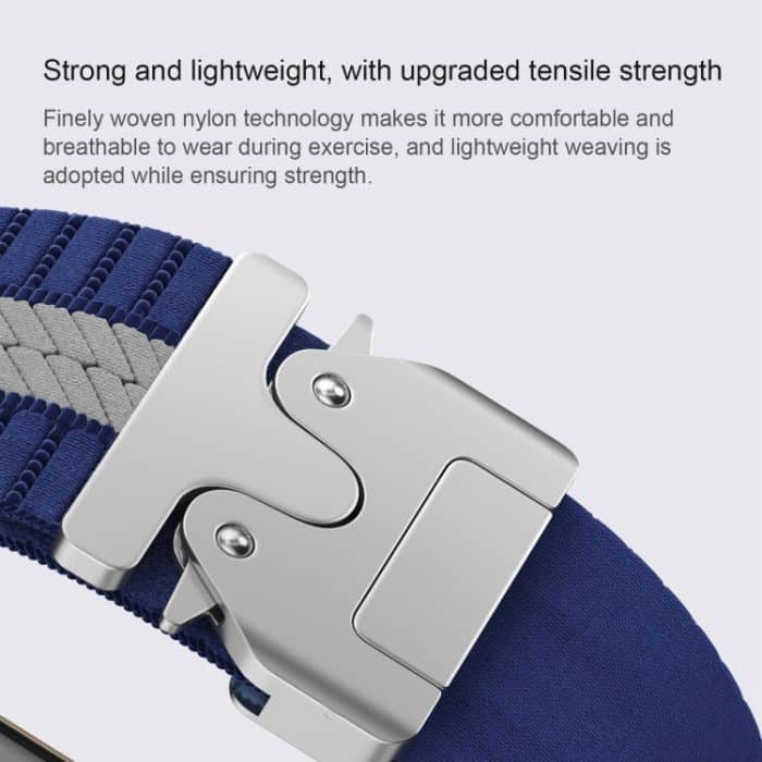 Uhrenarmband aus geflochtenem Nylon mit Fallschirmschnalle, For Apple Watch 46mm / 49mm / 45mm / 44mm, For Apple Watch 42mm / 41mm / 40mm / 38mm – Bild 5